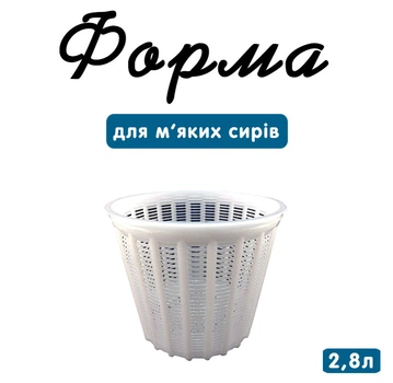 Форма для сыра Cheese master 2.8 л пластиковая white