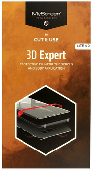 Folia ochronna MyScreen Cut&Use 3D Expert Pro 4.0 uniwersalna 7" 10 szt (5904433204767)