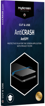 Folia ochronna MyScreen Cut&Use AntiCrash AntiSpy 4.0 uniwersalna 7" 10 szt (5904433200370)