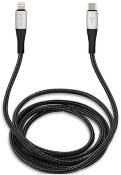 Kabel Tumi USB Type-C-Apple Lightning 1.5 m Black (3666339100643)