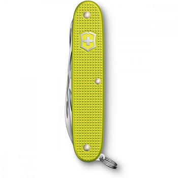 Швейцарский нож Victorinox PIONEER X Electric Yellow 93мм/9 функций, рифленые желтые накладки