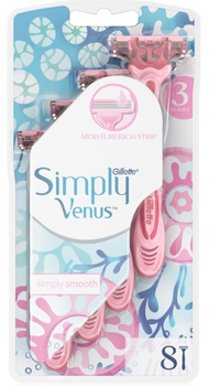 Набір одноразових станків для гоління Gillette Venus Simply 8 шт. (7702018465767)