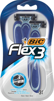 Набор бритв без сменных картриджей BIC Flex 3 /3 шт