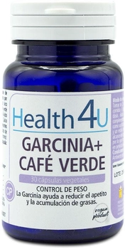 Натуральна харчова добавка H4u Garcinia Cafe Verde 820 мг 30 капсул (8436556086359)