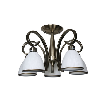 Люстра Підвісна Хай-Тек F+Light Md 26711-5C Ab+Wt