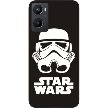 Силиконовый чехол SMTT для Oppo A96 4G с картинкой Star Wars