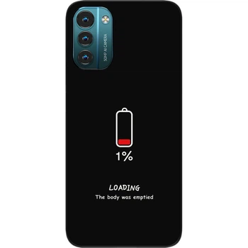 Оригинальный чехол SMTT для Nokia G21 с картинкой Зарядка