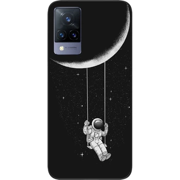 Силиконовый чехол SMTT для Vivo V21 с картинкой Лунные качели