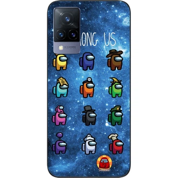 Силиконовый чехол SMTT для Vivo V21 с картинкой Among Us Один из нас