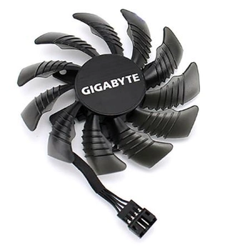 Кулер Everflow для відеокарти Gigabyte T128010SU Вентилятор комплект з 3 шт GTX 1060/1070/1070Ti/1080/1080Ti