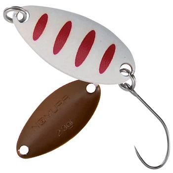 Блесна-колебалка Nomura Isei Sue Spoon 2,3гр. White Red Stripes