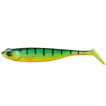Силиконовая приманка DAM Effzett Shadster Slim 11.5см 12,7гр Firetiger UV (pack 32)