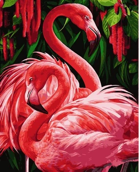 Картина по номерам Животные. Фламинго, 40х50см, в термопакете, Artissimo (PN5740)