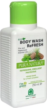 Гель для душа Pura Natura Eco Body Wash ReFresh Pine&Peppermint Essential Oils Освежающий 250 мл (8000921214113)