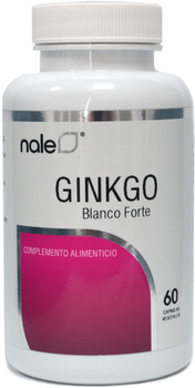 Натуральна харчова добавка Nale Ginkgo Blanco Forte 475 мг 60 капсул (8423073103089)
