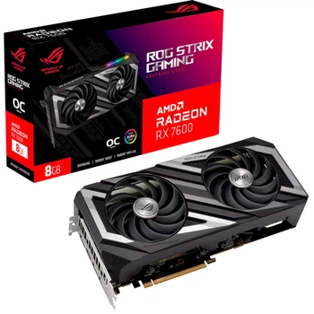 Відеокарта ASUS Radeon RX 7600 8GB GDDR6 STRIX OC ROG-STRIX-RX7600-O8G-GAMING (90YV0IH0-M0NA00)