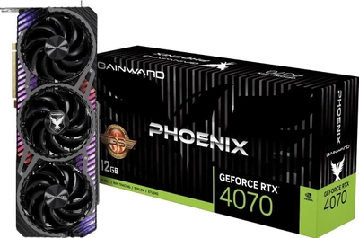 Відеокарта GAINWARD GeForce RTX 4070 Phoenix GS 12 ГБ (471056224-3857)