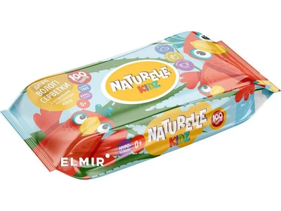 Вологі серветки NATURELLE kidz алое 100шт