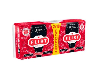 Прокладки гігієнічні FANTASY FLIRT ultra DUO-soft&dry 20шт/4 кр