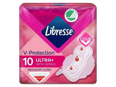 Прокладки гігієнічні LIBRESSE 20шт 4 крапель Ultra+ with wings
