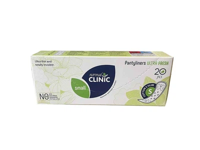 Прокладки щоденні NORMAL CLINIQUE 20шт Ultra Fresh cotton&slim