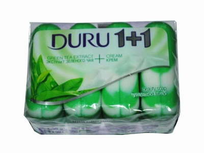 Мило DURU 4х80г 1+1 Зелений чай