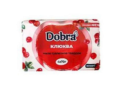 Мило DOBRA туалетне Журавлина 4*70г