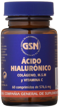 Натуральна харчова добавка GSN Acido Hialuronico 60 капсул (8426609020423)