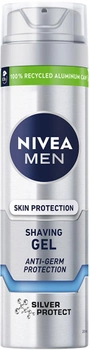 Гель для бритья NIVEA MEN Серебряная защита 200 мл (4005808540372/4006000051673)