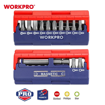 Набор бит с держателем WORKPRO (13 пред.) PRO WP221062