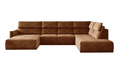 Правий кутовий диван з висувним сидінням з електроприводом та контейнером для постільних речей. Mango XL Wersal 348x97x223 (MANGO_XL_PRAWY) 164894