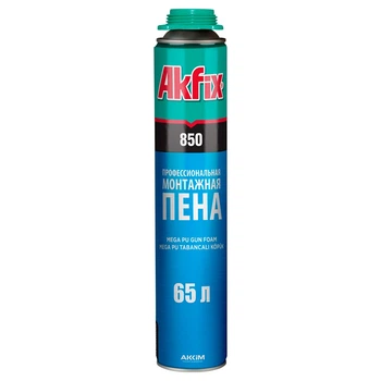 Піна монтажна професійна Akfix 850 Mega 65 L 850 мл