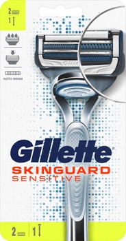 Maszynka do golenia dla mężczyzn Gillette SkinGuard Sensitive + 2 wymienne ostrza (7702018486342)