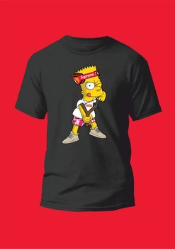 Футболка YOUstyle Bard Simpsons Supreme 1105 Black