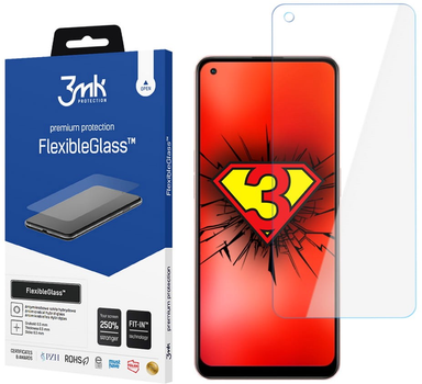 Захисне скло 3MK Flexible Glass для Oppo A96 5G (5903108456371)