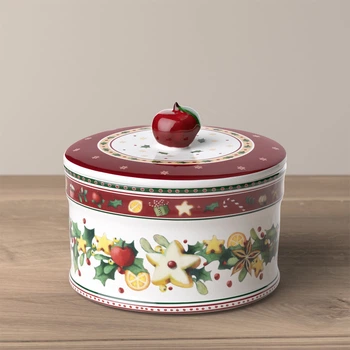 Банка для печенья Villeroy & Boch Winter Bakery Delight 13 см новогодняя (1486124524)