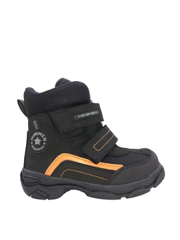 Зимние ортопедические ботинки Minimen 12orange23 р. 27 17,8 черный