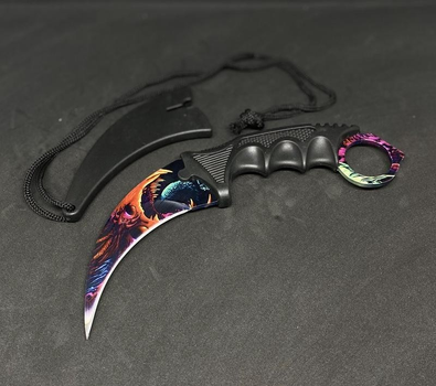 Нож Karambit зверь CS GO керамбит с ножнами