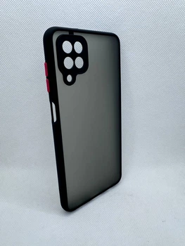 Чехол Sport Matt для Samsung Galaxy A12 Черный