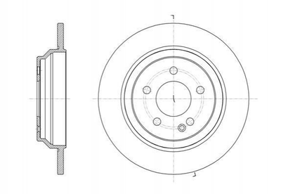 Тормозные диски ROADHOUSE 61616.00 Mercedes Vito 4474230012, A4474230012