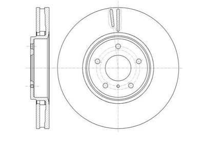 Тормозные диски ROADHOUSE 61244.10 Infiniti G, M, FX, EX, Q 40206CL70A