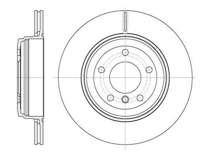 Тормозные диски ROADHOUSE 6654.10 BMW 5 Series, 6 Series 34216753215, 34216772085