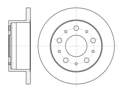 Тормозные диски ROADHOUSE 6105600 Citroen Jumper; Fiat Ducato; Peugeot Boxer 424939, 424940, 51740248