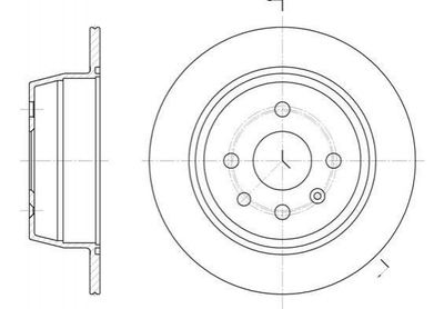 Тормозные диски ROADHOUSE 6207.00 Opel Astra, Vectra 230350, 569206, 569119