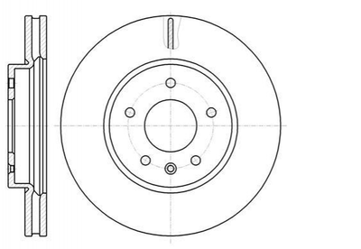 Тормозные диски ROADHOUSE 6118310 Chevrolet Captiva; Opel Meriva 4808848, 96625948, 20955857