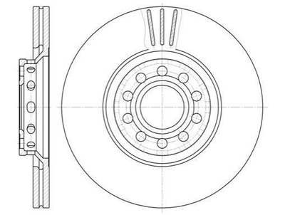 Тормозные диски ROADHOUSE 659610 Volkswagen Passat; Audi A6, A4; Seat Exeo; Skoda Superb 230746, 230775, 230726