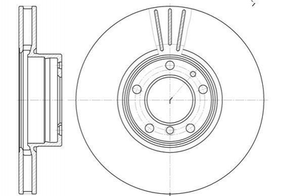 Тормозные диски ROADHOUSE 6599.10 BMW 5 Series 230693, 34111165859, 34116767059