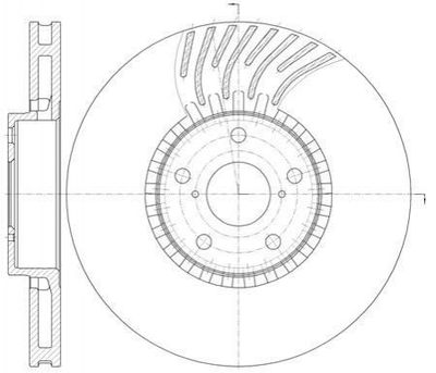 Тормозные диски REMSA 6117911 Lexus GS 4351222260