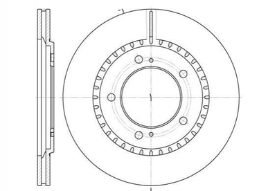 Тормозные диски ROADHOUSE 6699.10 Suzuki Grand Vitara 230697, 5521165D10, 5521165D10000