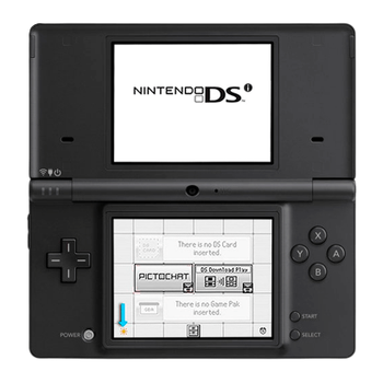 Консоль Nintendo DS i Модифицированная 1GB Matte Black + 10 Встроенных Игр Б/У